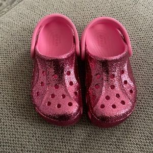 Glitter crocs